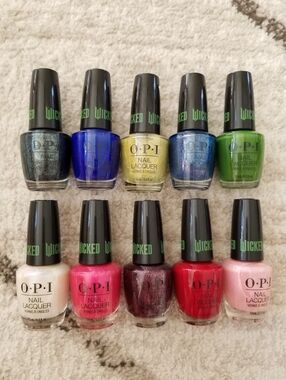 NEW Set of 10 OPI Wicked Collection Nail Polishes Nail Polish